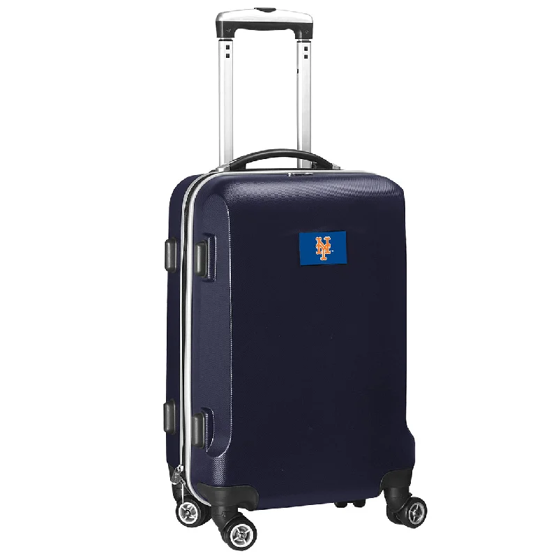 Suitcase for brief jaunts-New York Mets 20" Navy Domestic Carry-on Spinner