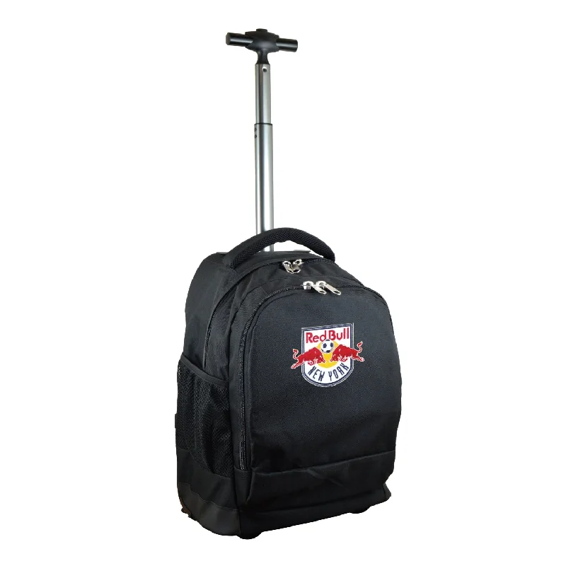 New York Red Bulls 19" Premium Wheeled Backpack-Black