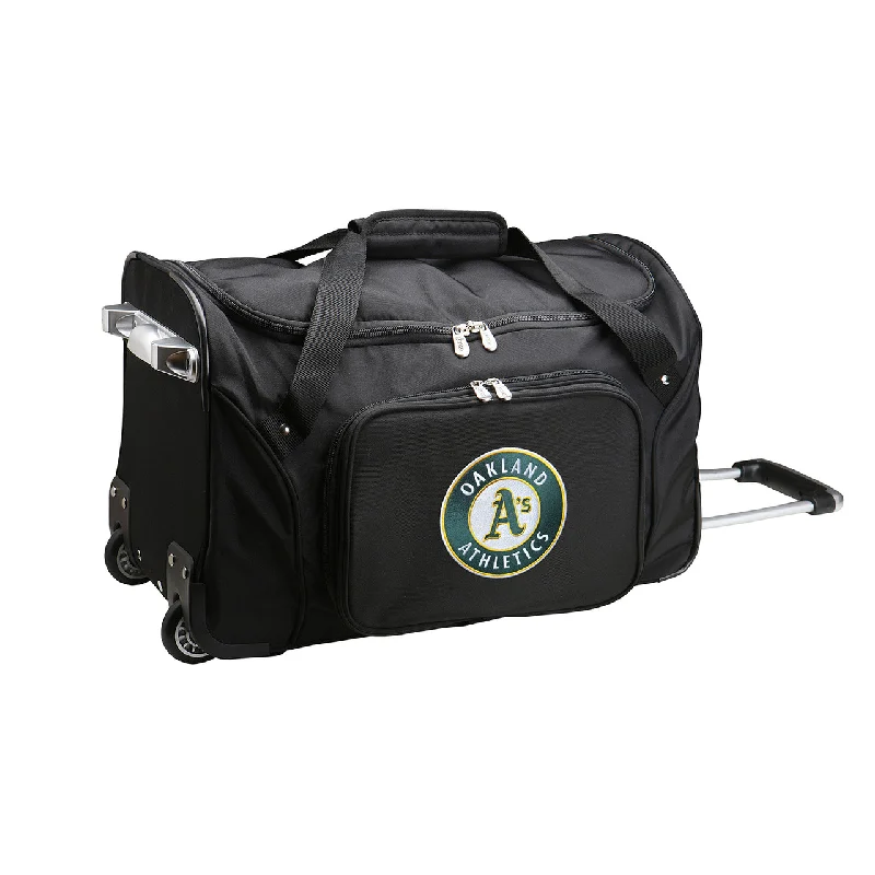 Oakland A's Luggage | Oakland A's Wheeled Carry On Luggage