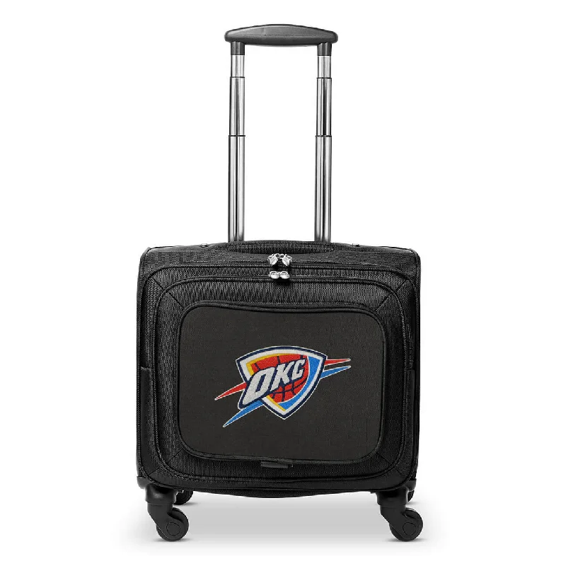 Oklahoma City Thunder 14" Black Wheeled Laptop Overnighter