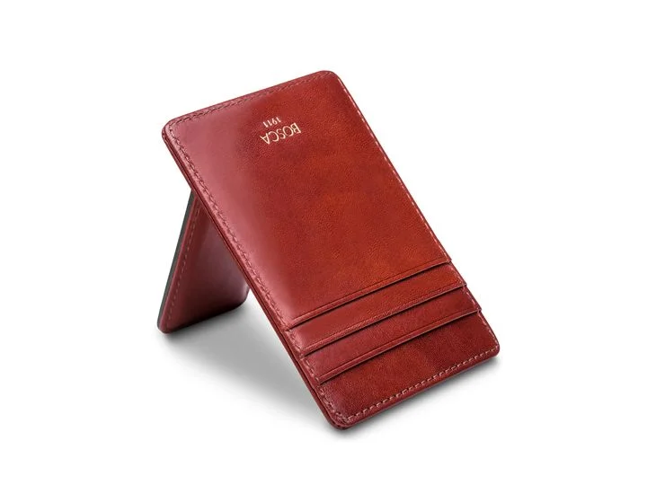 Bosca Oldleather RFID Front Pocket Wallet