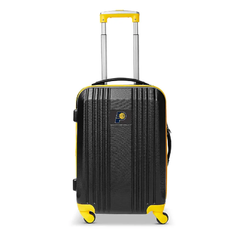 Pacers Carry On Spinner Luggage | Indiana Pacers Hardcase Two-Tone Luggage Carry-on Spinner in Yellow