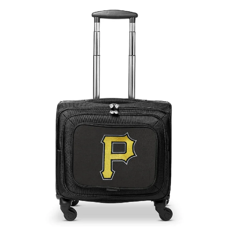 Pittsburgh Pirates 14" Black Wheeled Laptop Overnighter