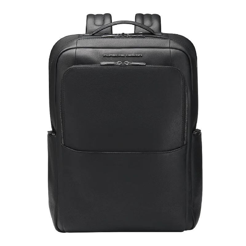 Porsche Design Roadster Leather Backpack Large - Black