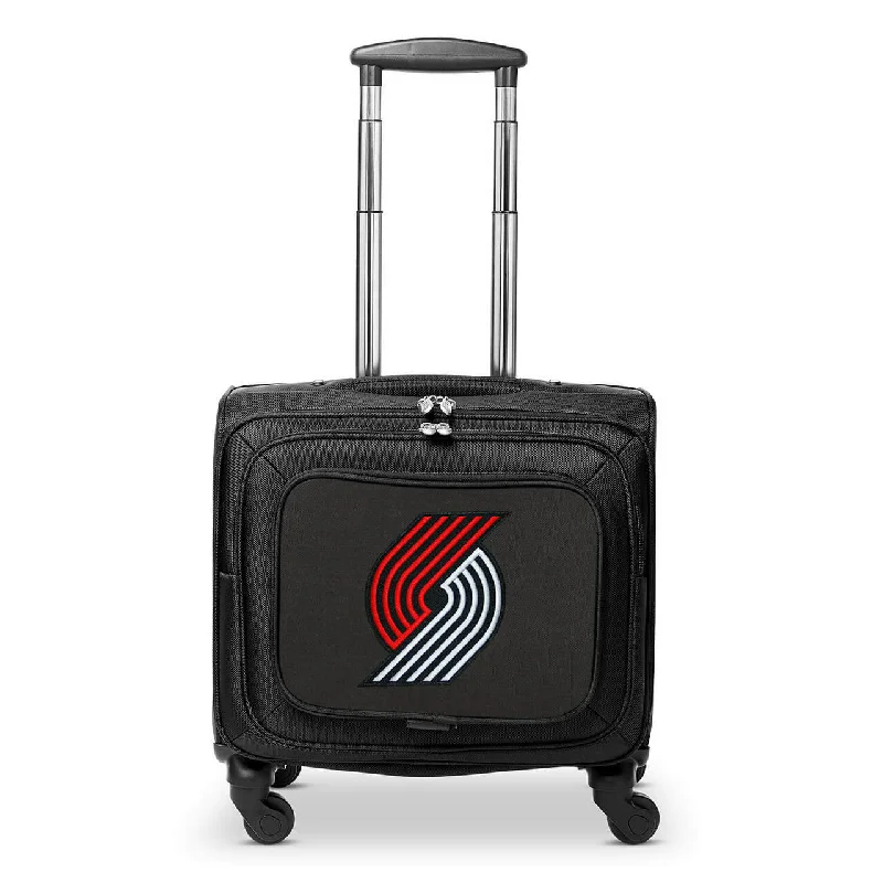 Portland Trail Blazers 14" Black Wheeled Laptop Overnighter