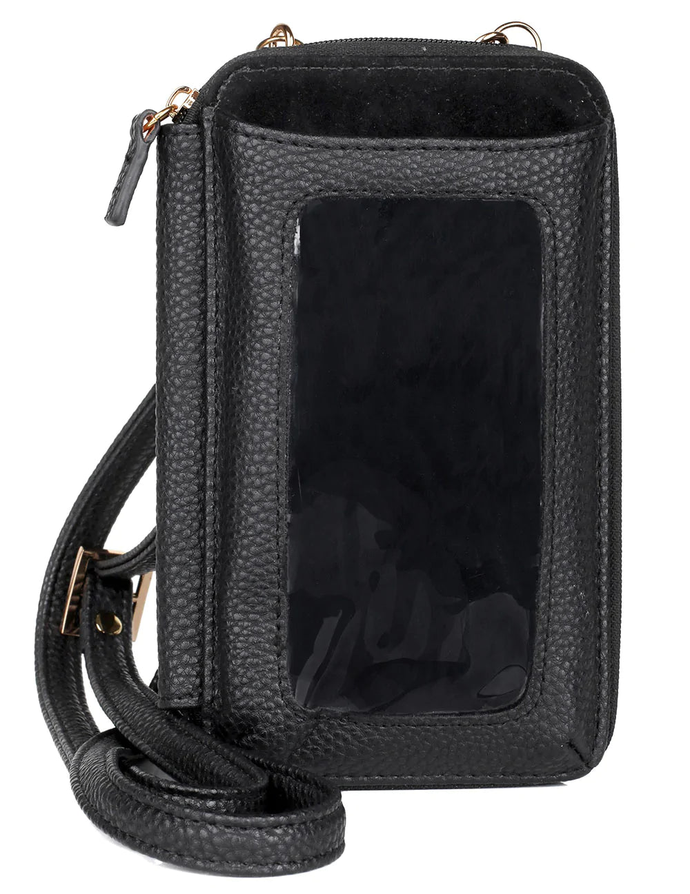 Julia Buxton Vegan Leather RFID Everywhere Crossbody Cellphone Wallet Bag