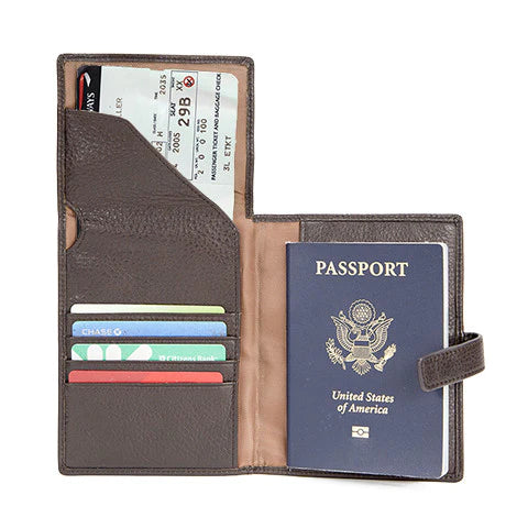 Osgoode Marley RFID Leather Passport/Ticket Wallet