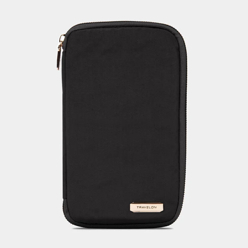 Travelon RFID Blocking Family Passport Zip Wallet