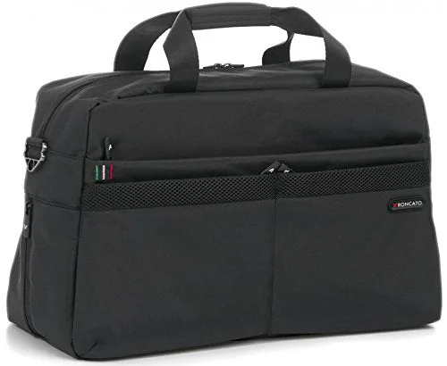 Roncato Venice Sl - Expandable Cabin Duffle/Tablet Holder 10" (Black)