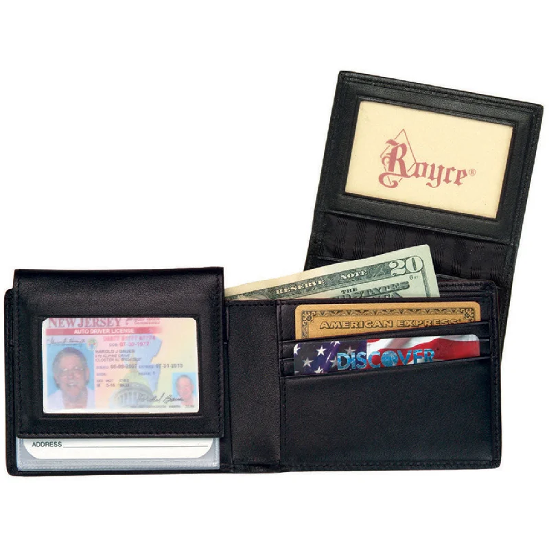 Royce Leather Removable Id Credit Card Wallet