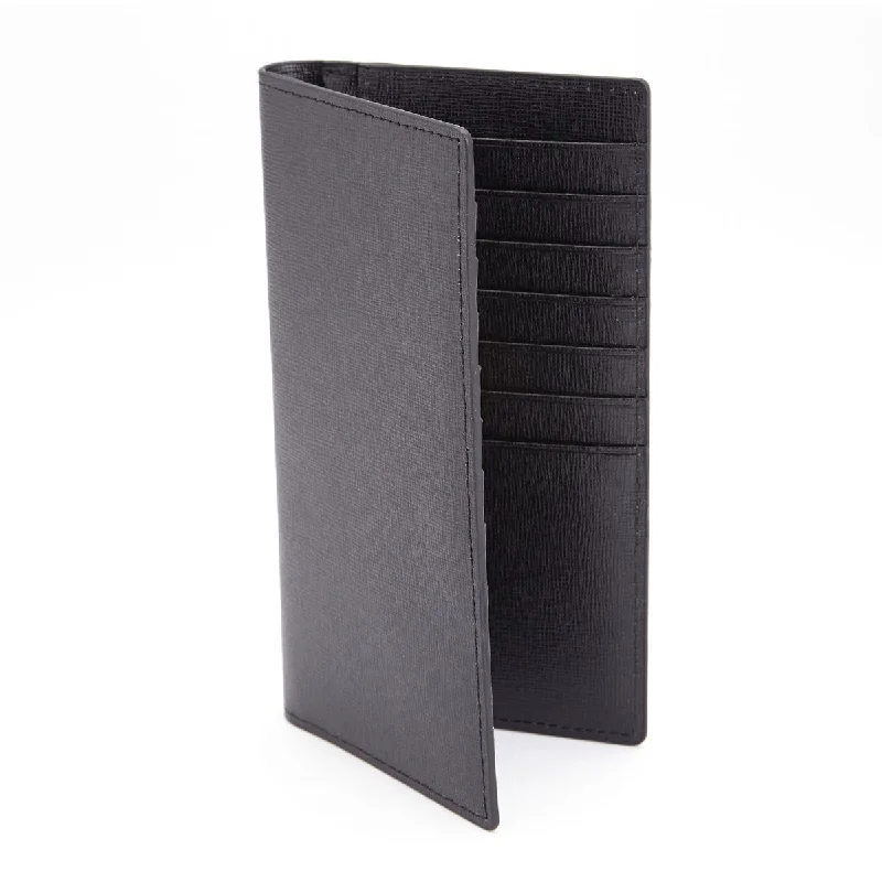 Royce Leather Rfid Bifold Credit Card Wallet In Italian Saffiano