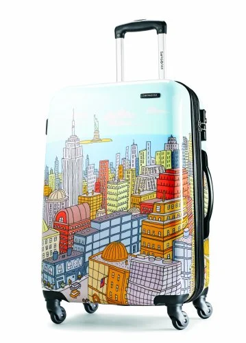 Samsonite Luggage Nyc Cityscapes Spinner 28, Blue Print, One Size