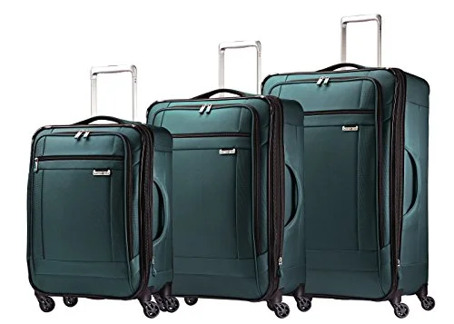 Samsonite Solyte 3-Piece Expandable Spinner Set; 20 ,25 , And 29 Expandable Spinners (Teal)