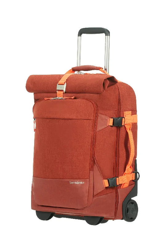 Samsonite Ziproll - Duffle/Backpack Small with Wheels Suitcase 55 cm, Burnt orange (Orange) - 116880/1156