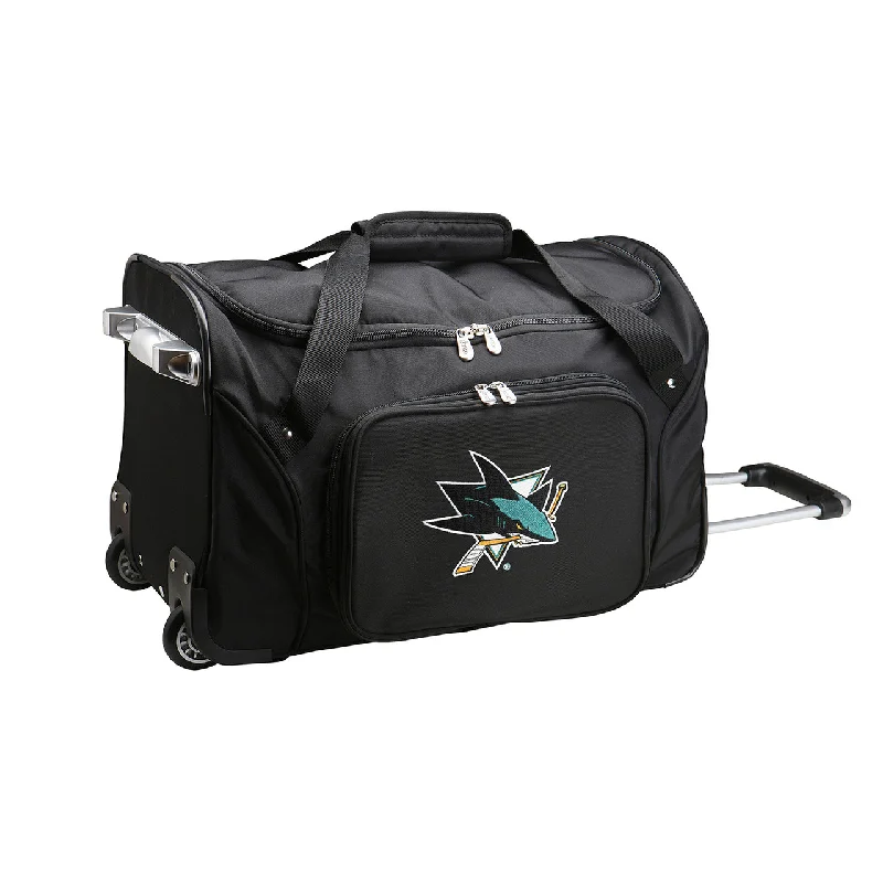 San Jose Sharks Luggage | San Jose Sharks Wheeled Carry On Luggage