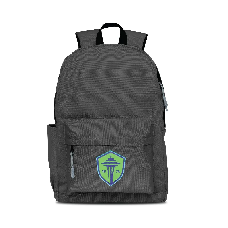 Seattle Sounders FC Campus Laptop Backpack - Gray/Gray