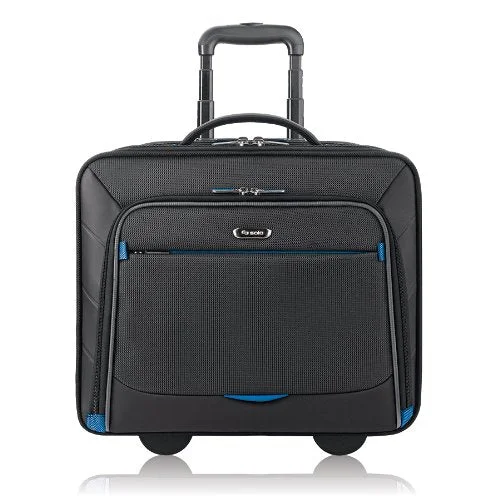 Solo Active 16 Inch Rolling Overnighter Case With Padded Laptop Compartment, Black