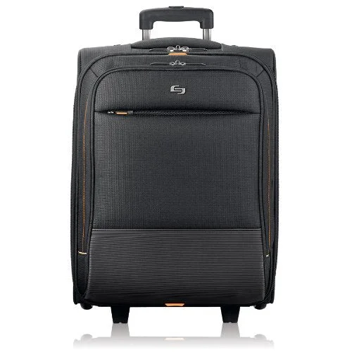 Solo Urban 15.6 Inch Rolling Overnighter Case With 15.6" Laptop Pocket, Black