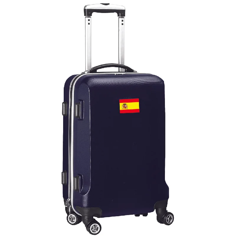 Spain Flag 21" Carry-On Spinner in NAVY