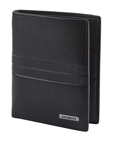 Spectrolite SLG - Wallet for 14 Creditcards, 2 Compartments Credit Card Case, 13 cm, 0 liters, Black (Black/Night Blue)