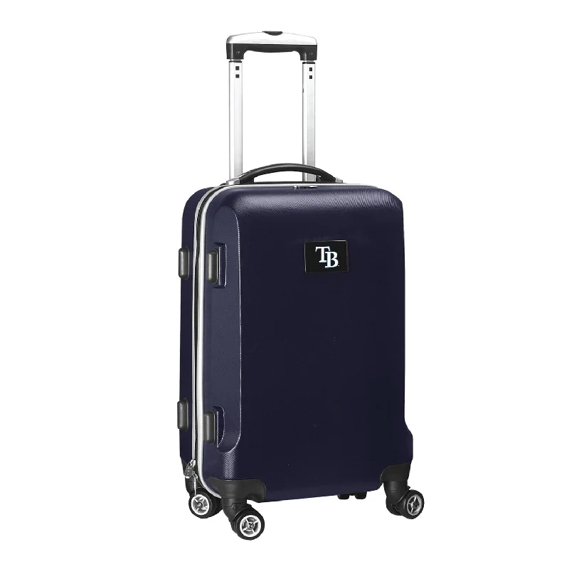 Suitcase for short jaunts-Tampa Bay Rays 20" Navy Domestic Carry-on Spinner