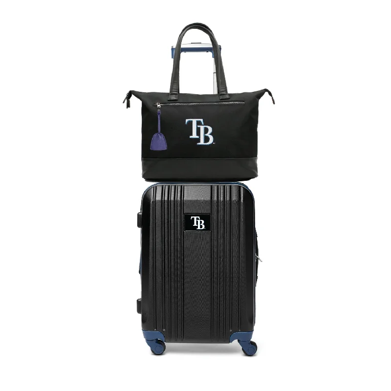 Tampa Bay Rays Premium Laptop Tote Bag and Luggage Set