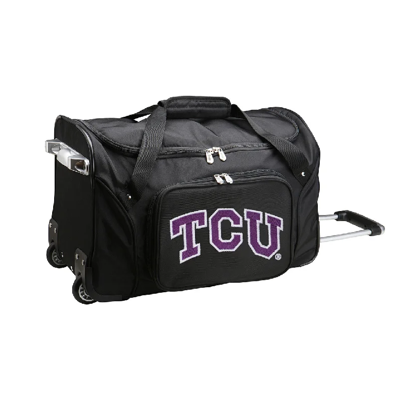 TCU Horned Frogs Luggage | TCU Horned Frogs Wheeled Carry On Luggage