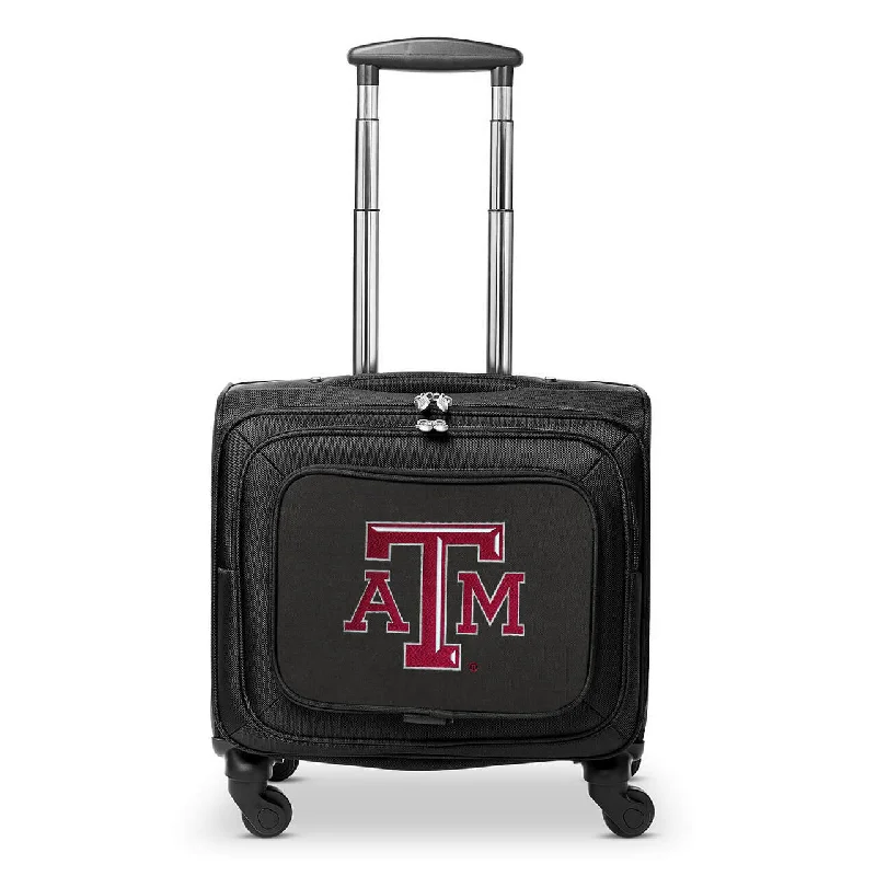 Texas A&M Aggies 14" Black Wheeled Laptop Overnighter