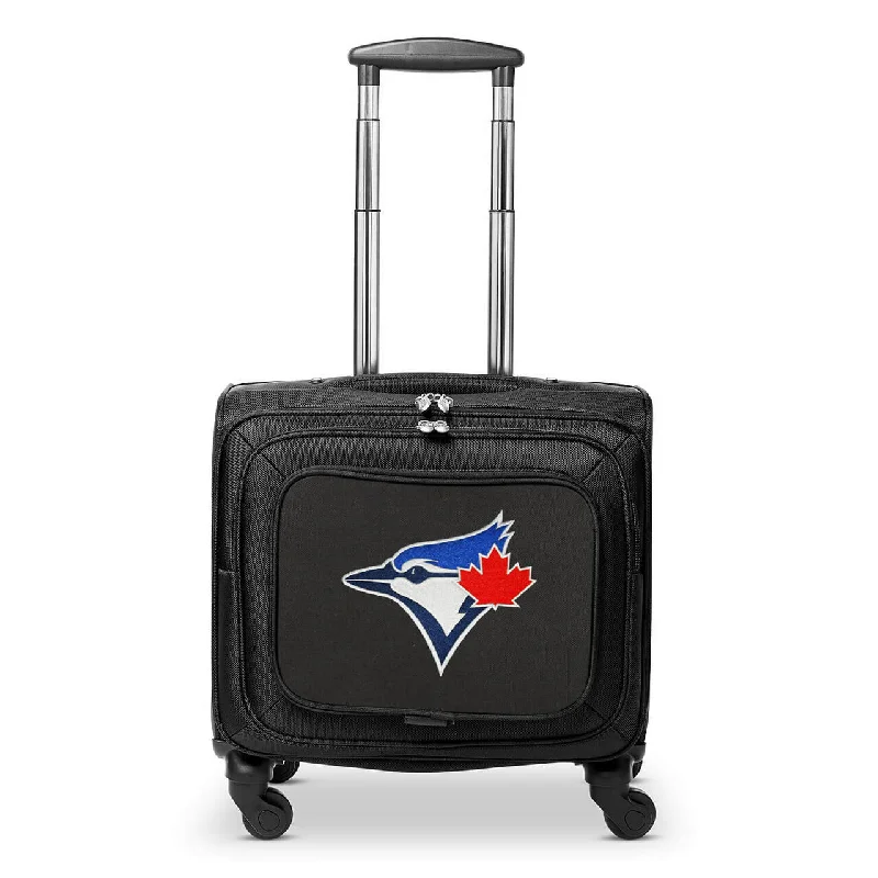 Toronto Blue Jays 14" Black Wheeled Laptop Overnighter