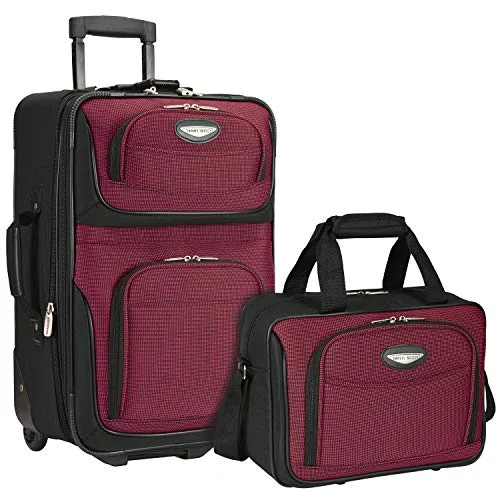 Traveler's Choice 2-Piece Set, Burgundy