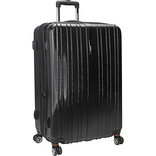 Traveler'S Choice Tasmania 29" Exp Hardsided Spinner Suitcase In Black