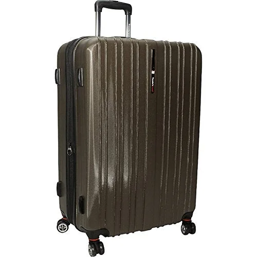 Traveler'S Choice Tasmania 29" Exp Hardsided Spinner Suitcase In Dark Brown