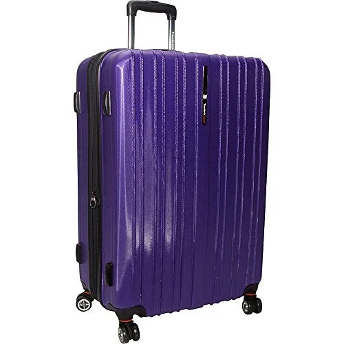 Traveler'S Choice Tasmania 29" Exp Hardsided Spinner Suitcase In Purple