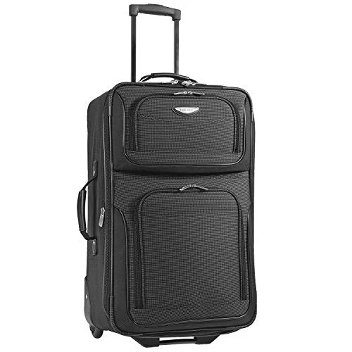 Travelers Choice Travel Select Amsterdam 25-Inch Expandable Rolling Upright, Gray