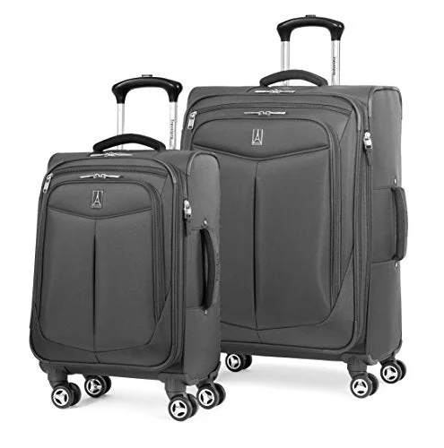 Travelpro Inflight 2 Piece Spinner Luggage Set, Black