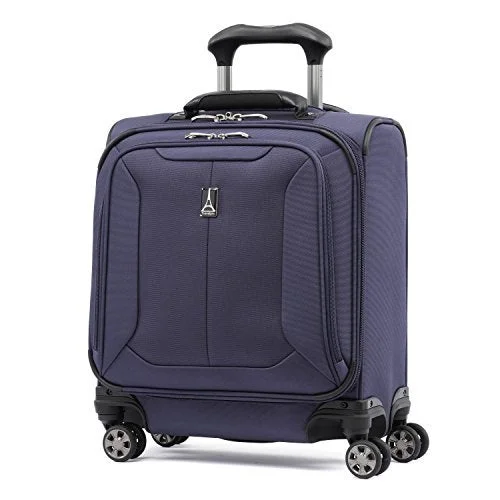 Suitcase stylish linings-Travelpro Skypro Lite 17" Expandable 8-Wheel Carry On Spinner Compact Boarding Bag (Navy)