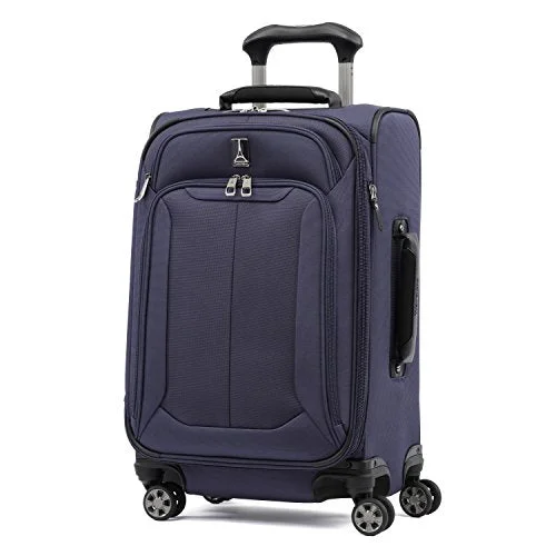 Suitcase for fragile ceramics-Travelpro Skypro Lite 21" Expandable 8-Wheel Luggage Spinner (Navy)