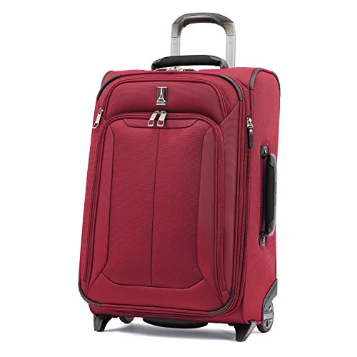 Suitcase for peak trips-Travelpro Skypro Lite 22" Expandable Rollaboard Suitcase (Merlot)