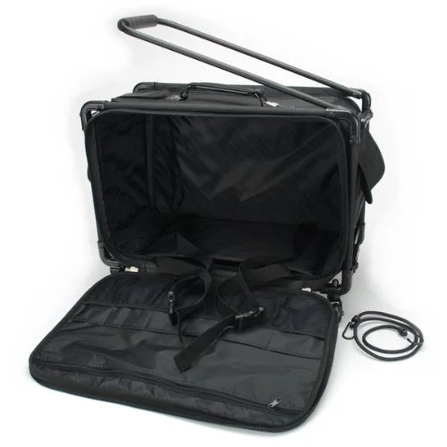 Tutto Machine On Wheels Case 21"X13-1/4"X12"-Black