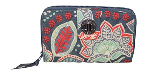 Vera Bradley Turnlock Wallet, Nomadic Floral