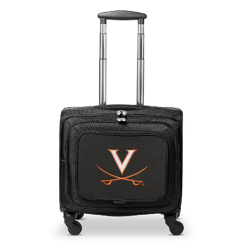 Virginia Cavaliers 14" Black Wheeled Laptop Overnighter