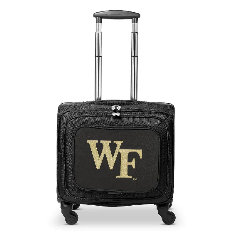 Wake Forest 14" Black Wheeled Laptop Overnighter