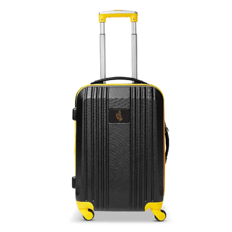 Wyoming arry On Spinner Luggage | Wyoming Hardcase Two-Tone Luggage Carry-on Spinner in Yellow