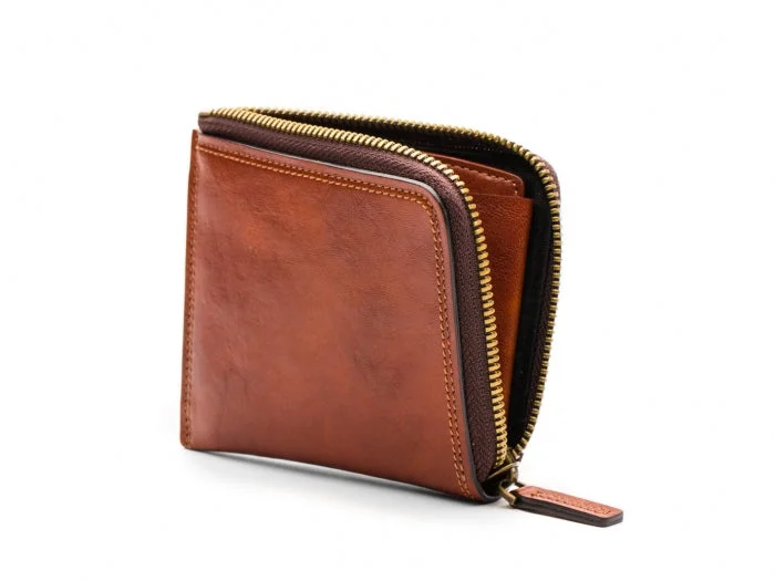 Bosca RFID Blocking Euro Zip Wallet